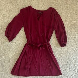 Burgundy Banana Republic M Dress